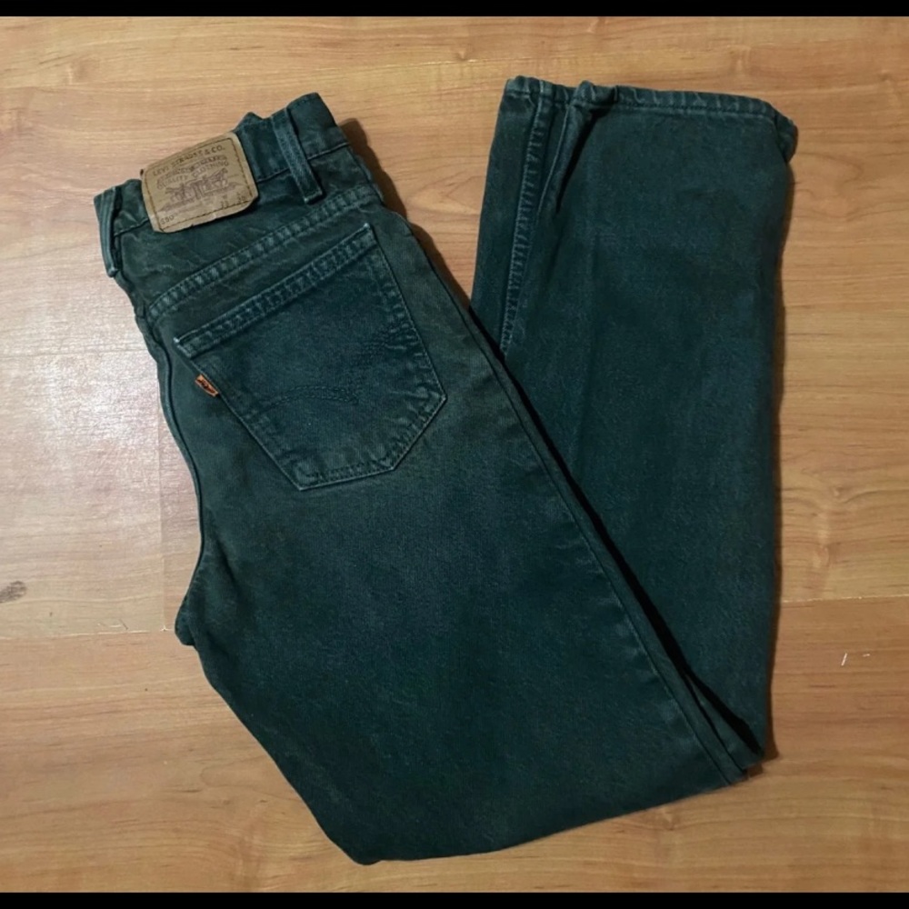 Hunter green LEvis